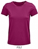 Camiseta Organica Mujer Crusader Sols - Color Fucsia